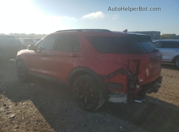 1FM5K8GC0LGC29722 2020 FORD FORD EXPLORER Red Tył lewy