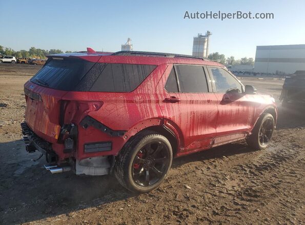 1FM5K8GC0LGC29722 2020 FORD FORD EXPLORER Red Tył prawy