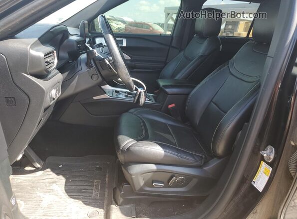 1FM5K8GC2LGA04377 2020 FORD FORD EXPLORER Black Widok wnętrza z przodu