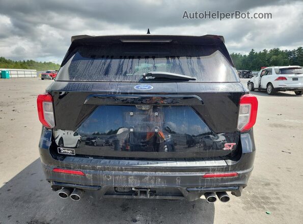 1FM5K8GC5LGC71447 2020 FORD FORD EXPLORER Black უკანა ხედი