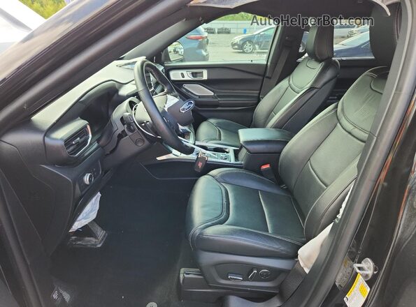 1FM5K8GC5LGC71447 2020 FORD FORD EXPLORER Black წინა სალონის ხედი