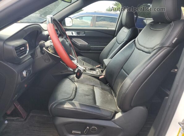 1FM5K8GC9LGA59103 2020 FORD FORD EXPLORER White Vista interior delantera