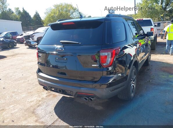 1FM5K8GT4KGB12577 2019 FORD FORD EXPLORER Black Rear right