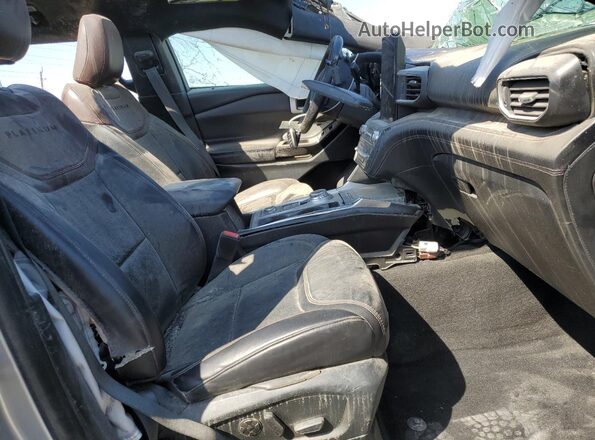 1FM5K8HC7MGA45457 2021 FORD FORD EXPLORER Silver Vista interior delantera