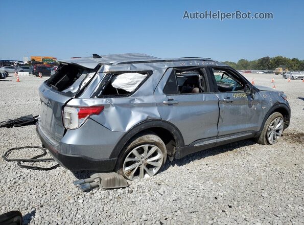 1FM5K8HC7MGA45457 2021 FORD FORD EXPLORER Silver Trasero derecho