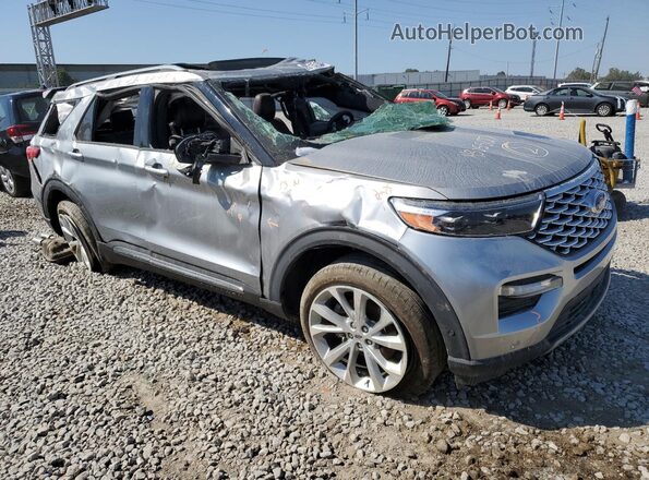 1FM5K8HC7MGA45457 2021 FORD FORD EXPLORER Silver Delantero derecho