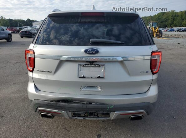 1FM5K8HT1HGA30135 2017 FORD FORD EXPLORER Silver უკანა ხედი
