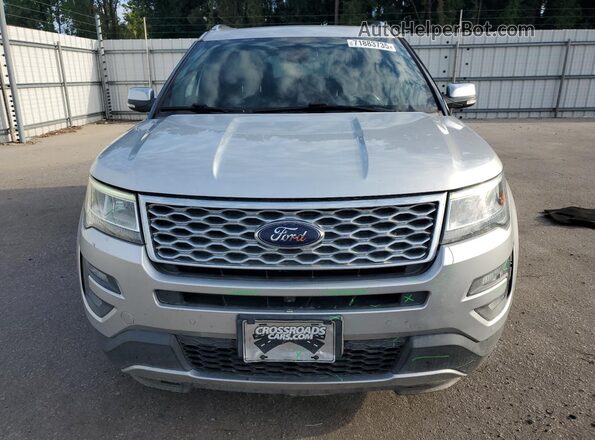 1FM5K8HT1HGA30135 2017 FORD FORD EXPLORER Silver წინა ხედი