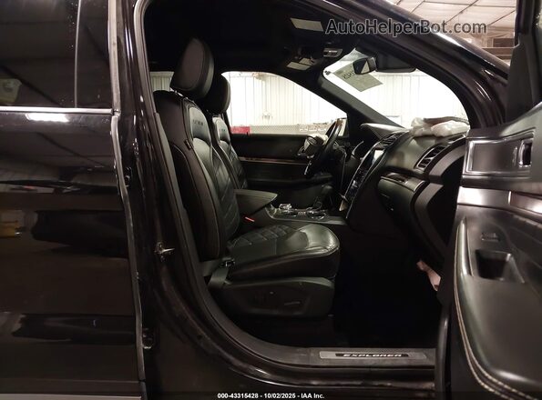 1FM5K8HTXKGA65747 2019 FORD FORD EXPLORER Black Vista interior delantera