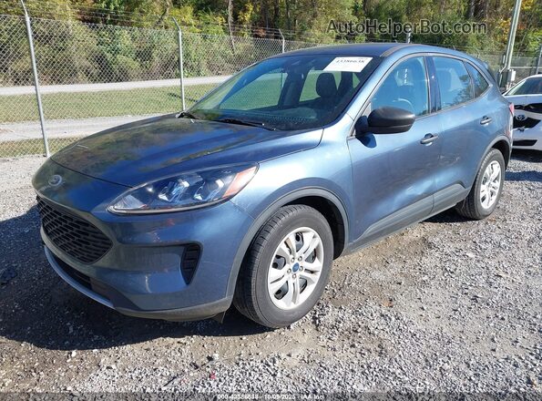 1FMCU0F62LUB56627 2020 FORD ESCAPE Синий Передняя левая четверть