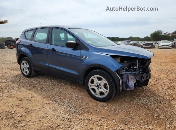 1FMCU0F78JUC26993 2018 FORD ESCAPE Blue Delantero derecho