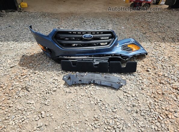 1FMCU0F78JUC26993 2018 FORD ESCAPE Blue Vista de la etiqueta del VIN