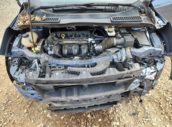 1FMCU0F78JUC26993 2018 FORD ESCAPE Blue Vista del compartimento del motor