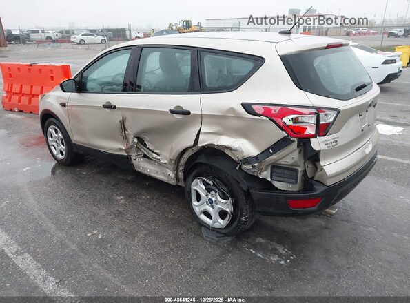 1FMCU0F7XJUA18985 2018 FORD ESCAPE Gold Trasero izquierdo