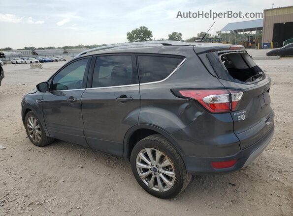 1FMCU0J9XHUD19775 2017 FORD ESCAPE Серый Задняя левая четверть