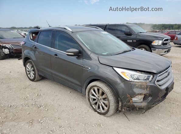 1FMCU0J9XHUD19775 2017 FORD ESCAPE Серый Передняя правая четверть