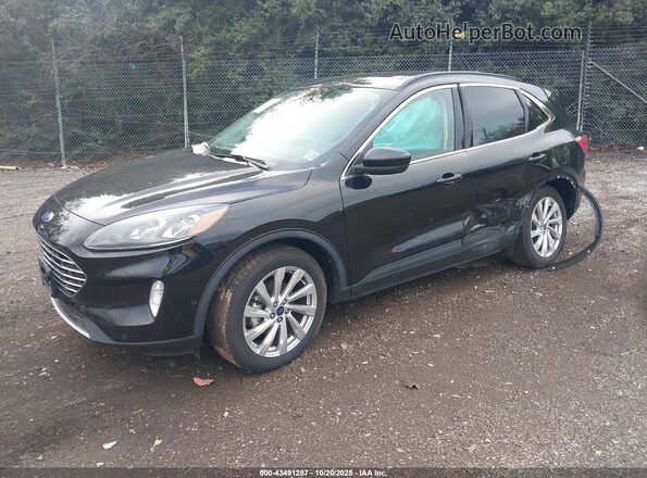 1FMCU9DZ2NUA27176 2022 FORD ESCAPE Black Przód lewy
