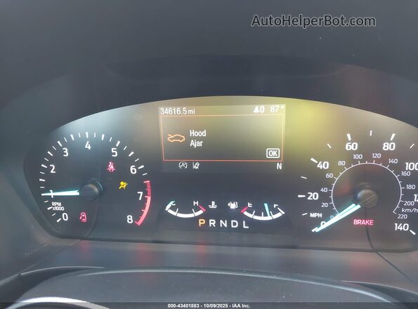 1FMCU9F65LUC23757 2020 FORD ESCAPE Gray Vista de los asientos traseros