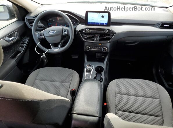 1FMCU9G65LUC69698 2020 FORD ESCAPE Gray Widok deski rozdzielczej