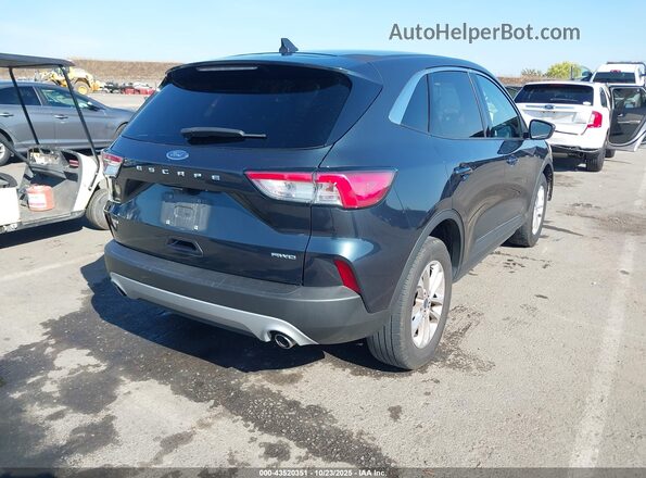 1FMCU9G66NUB51789 2022 FORD ESCAPE Navy Rear right