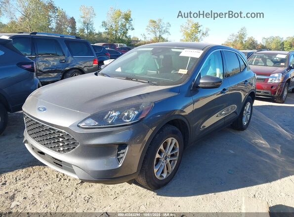 1FMCU9G68MUB33423 2021 FORD ESCAPE Gray Przód lewy