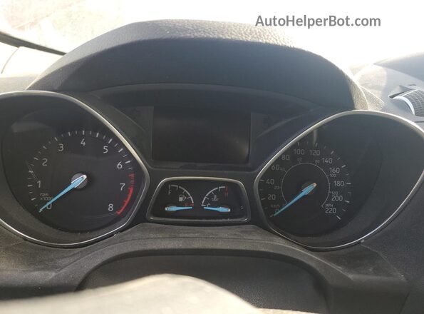 1FMCU9GD6KUC15033 2019 FORD ESCAPE Red Widok zestawu wskaźników