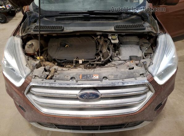 1FMCU9GD9HUB54897 2017 FORD ESCAPE Orange Շարժիչի բաժամունքի տեսք