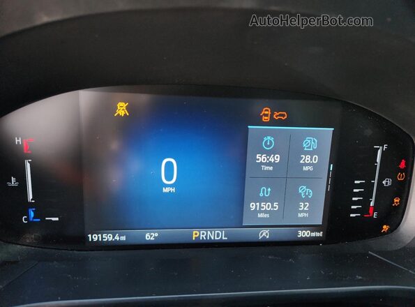 1FMCU9GN6RUA81367 2024 FORD ESCAPE Silver Вид щитка приладів