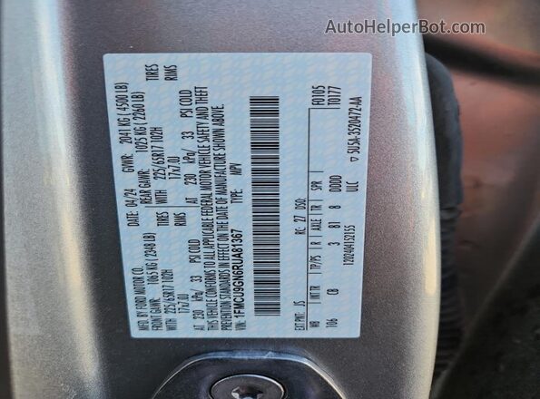 1FMCU9GN6RUA81367 2024 FORD ESCAPE Silver Вид підкапотного простору