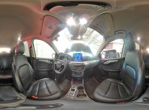 1FMCU9H98LUB98781 2020 FORD ESCAPE Черный Панорамный вид салона 360°