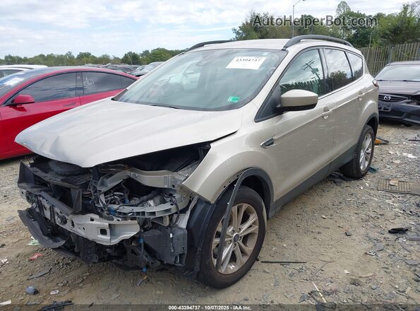 1FMCU9HD5JUD28159 2018 FORD ESCAPE Beige Vista tres cuartos delantera izquierda