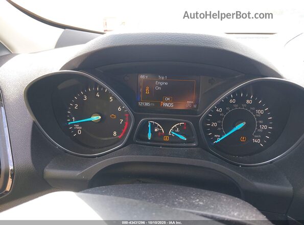 1FMCU9JD2HUD02056 2017 FORD ESCAPE Gold Rear seats view