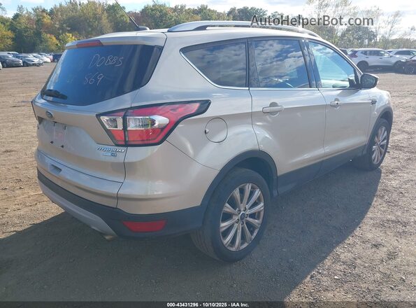 1FMCU9JD2HUD02056 2017 FORD ESCAPE Gold Rear right