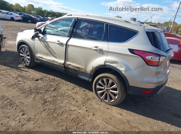 1FMCU9JD2HUD02056 2017 FORD ESCAPE Gold Rear left