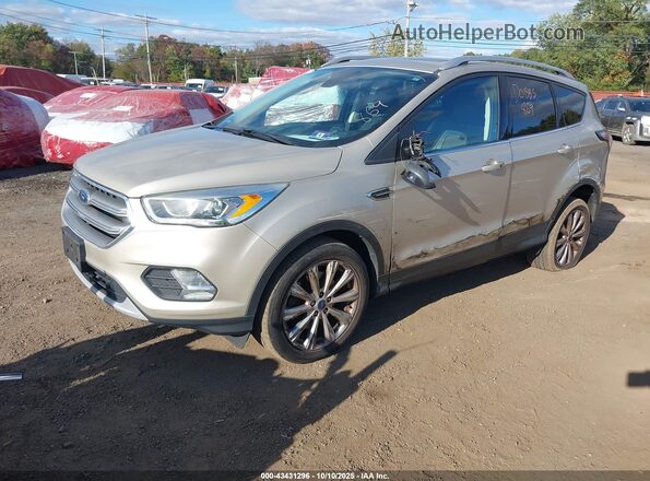 1FMCU9JD2HUD02056 2017 FORD ESCAPE Gold Front left