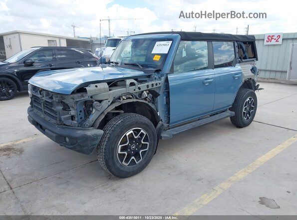 1FMDE5BH2MLB04623 2021 FORD BRONCO Light Blue Front left