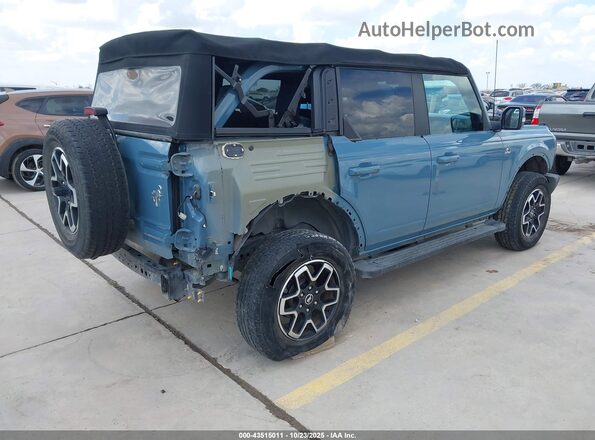 1FMDE5BH2MLB04623 2021 FORD BRONCO Light Blue Rear right