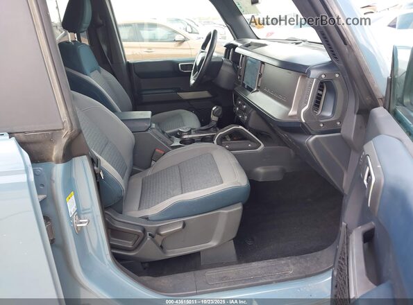 1FMDE5BH2MLB04623 2021 FORD BRONCO Light Blue Front interior view