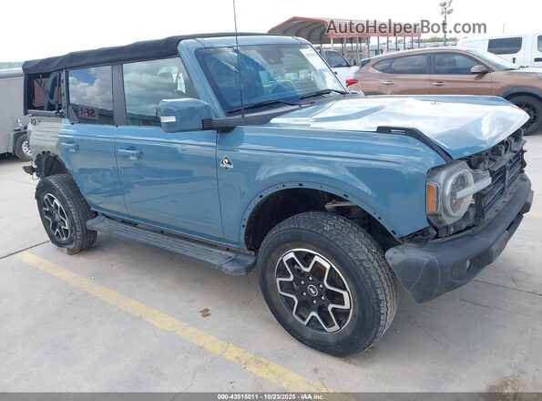 1FMDE5BH2MLB04623 2021 FORD BRONCO Light Blue Front view