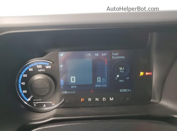 1FMDE7BH7RLB25857 2024 FORD BRONCO Gray ხელსაწყოთა პანელის ხედი