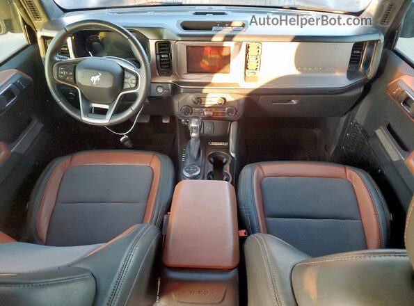 1FMEE5BP4MLA87707 2021 FORD BRONCO Blue Dashboard view