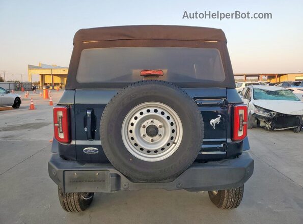 1FMEE5BP4MLA87707 2021 FORD BRONCO Blue Rear view