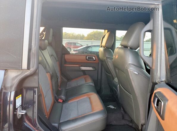 1FMEE5BP4MLA87707 2021 FORD BRONCO Blue Rear seats view