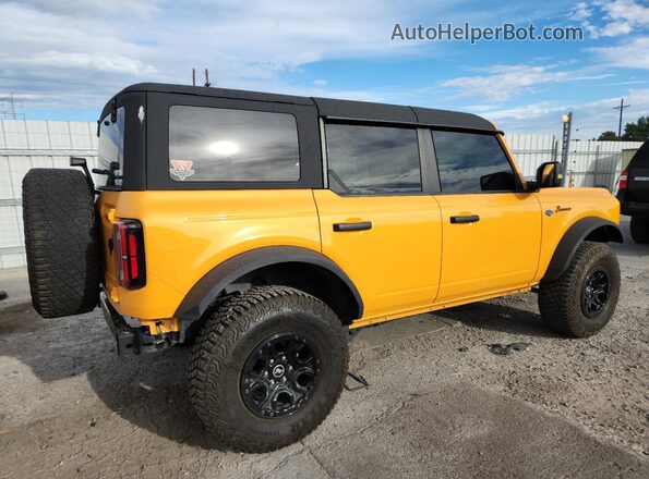 1FMEE5DP1NLB81462 2022 FORD BRONCO Yellow Հետևի աջ