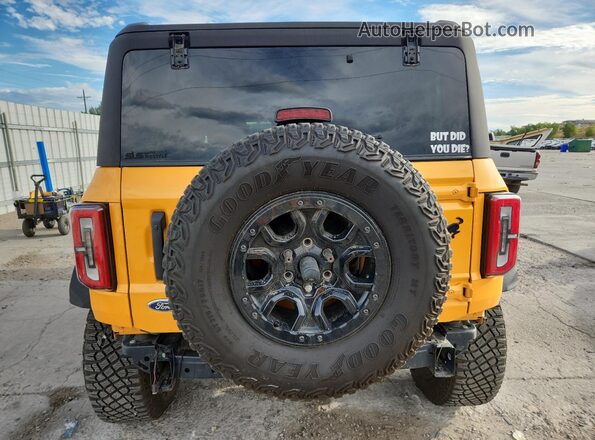 1FMEE5DP1NLB81462 2022 FORD BRONCO Yellow Հետևի տեսք