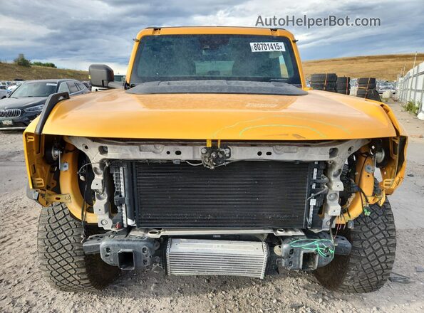1FMEE5DP1NLB81462 2022 FORD BRONCO Yellow Դիմացի տեսք