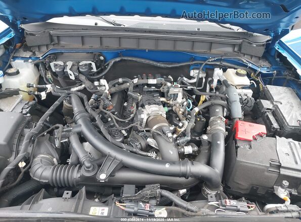 1FMEE5DP5NLB55141 2022 FORD BRONCO Синий Вид сзади