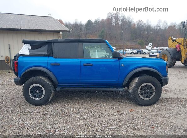 1FMEE5DP5NLB55141 2022 FORD BRONCO Синий Панорамный вид салона 360°