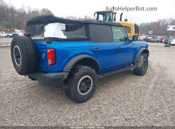 1FMEE5DP5NLB55141 2022 FORD BRONCO Синий Задняя правая четверть