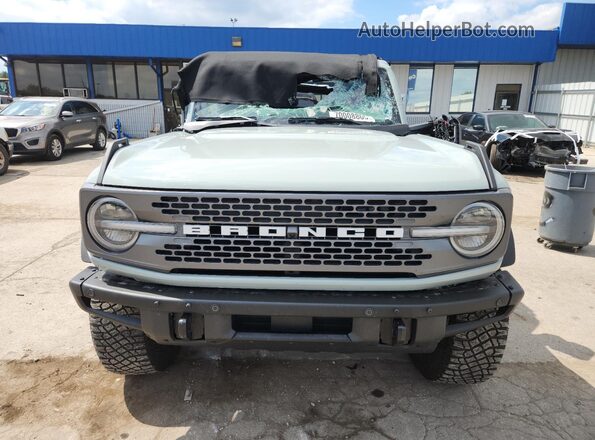1FMEE5DP6NLB64270 2022 FORD BRONCO Teal Widok z przodu